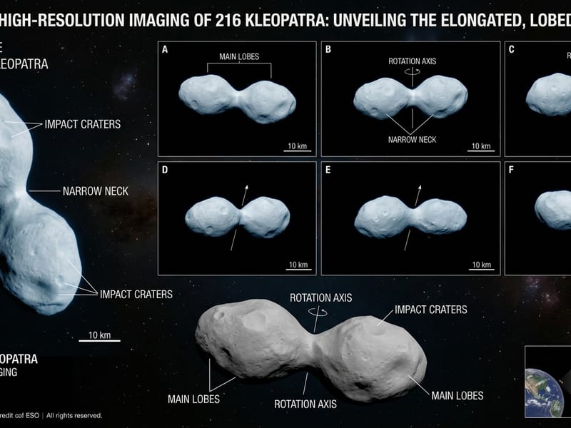 ESO SPHERE instrument observations of Kleopatra